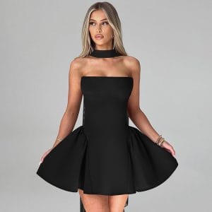Sexy Tube Top Short Dress